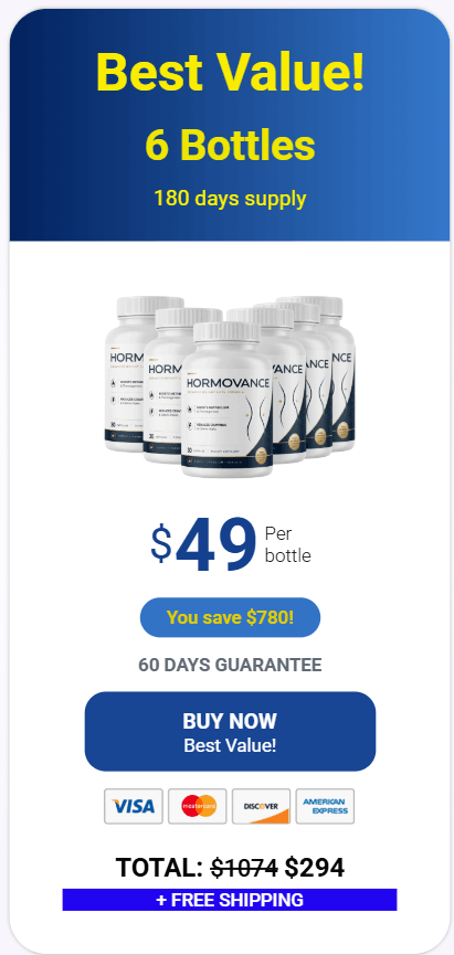 Hormovance 6 bottle 